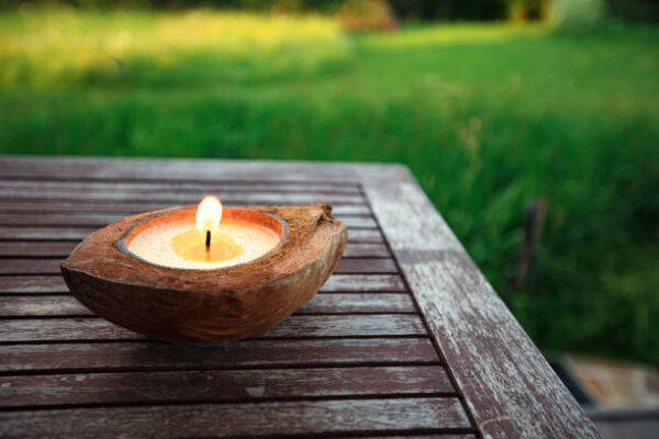 Coconut candles